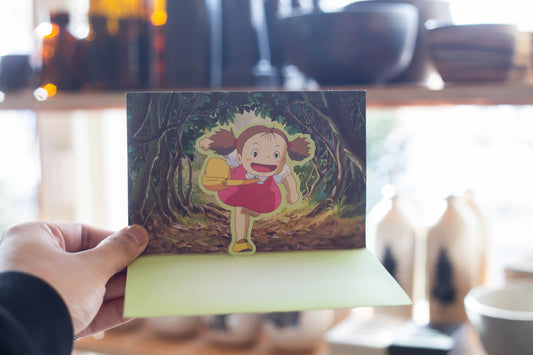 Carte de souhaits pop-up Totoro no5
