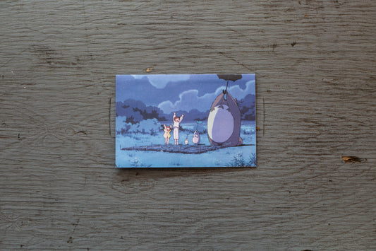 Carte de souhaits pop-up Totoro no1
