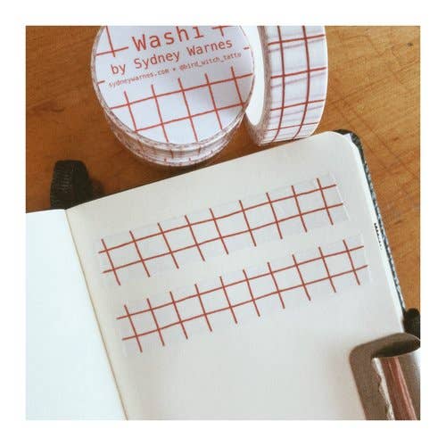 Ruban Washi quadrillé