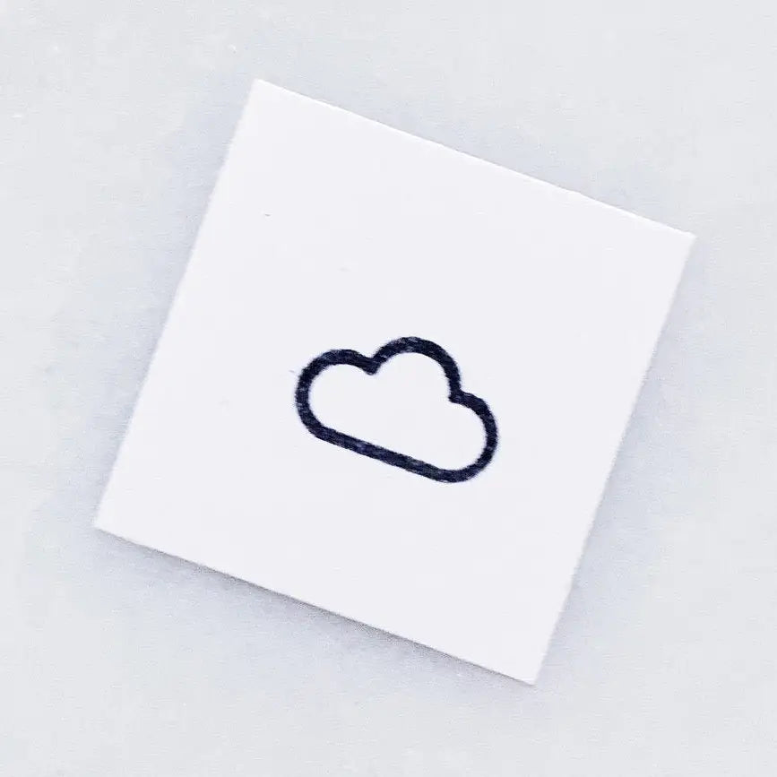Mini estampe météo - nuage
