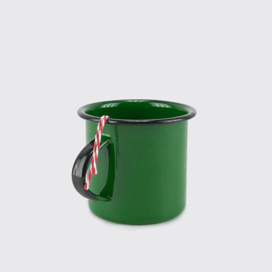 Tasse émaillée verte