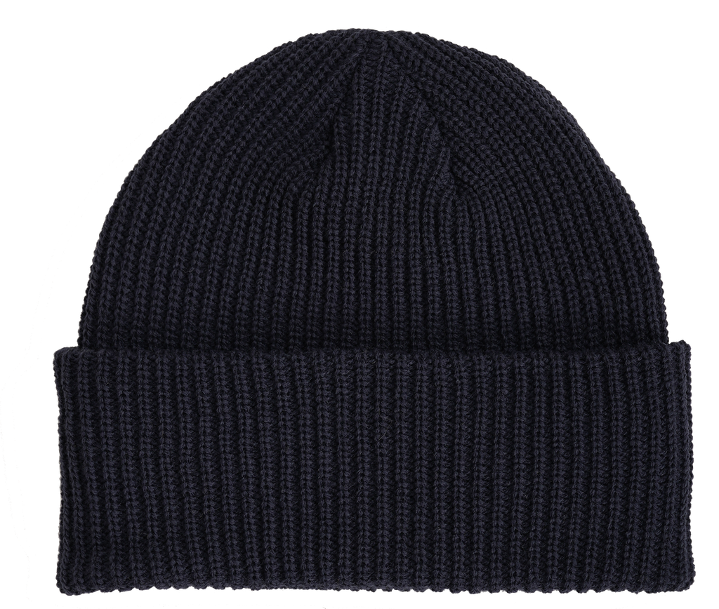 Tuque à rebord côtelée Marine Arseno