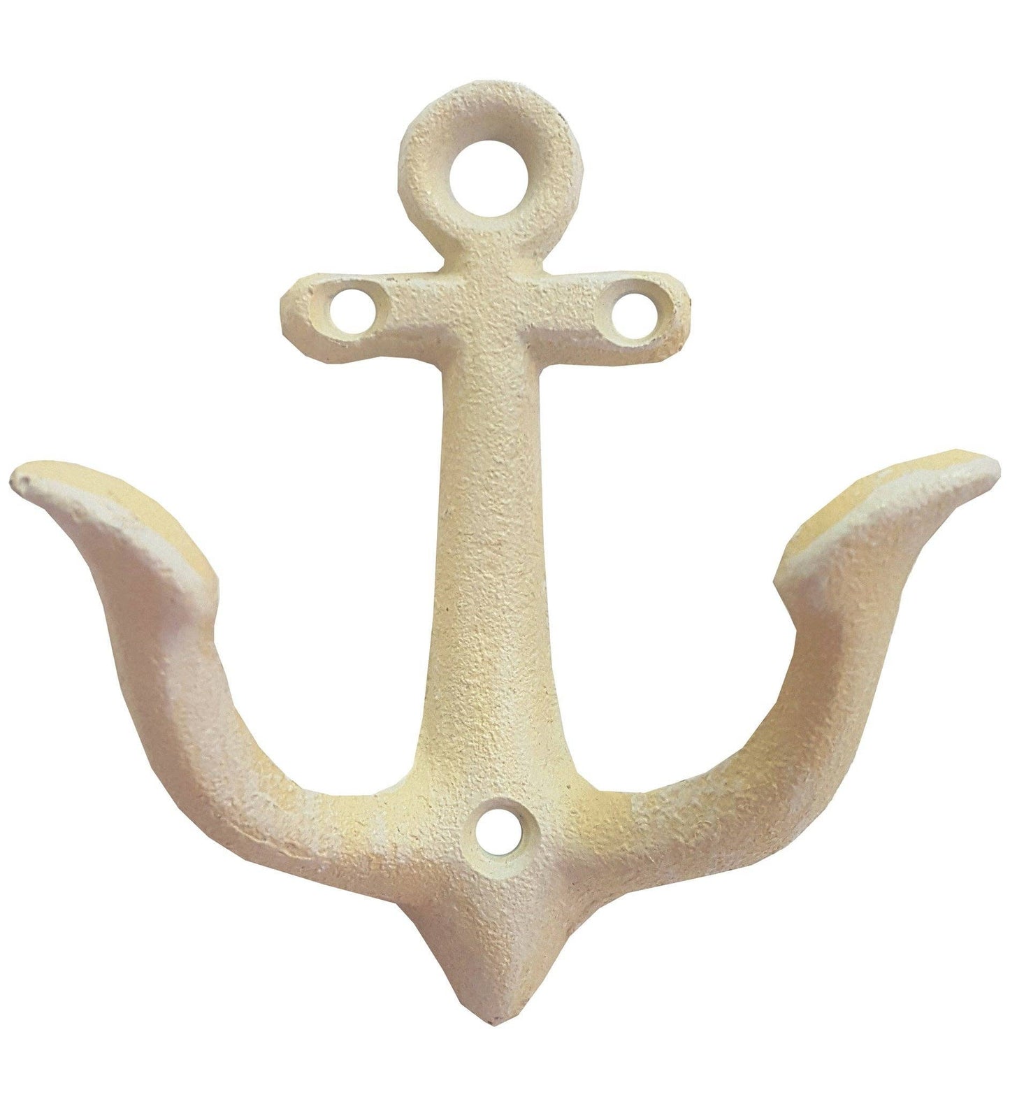 crochet ancre de bateau blanc