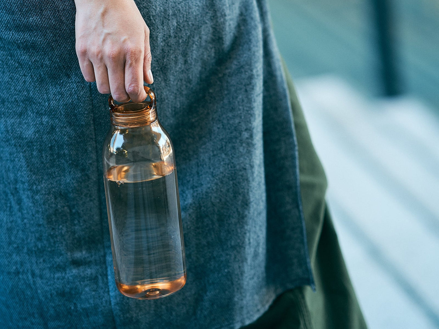 Bouteille d'eau Kinto 950ml Ambré