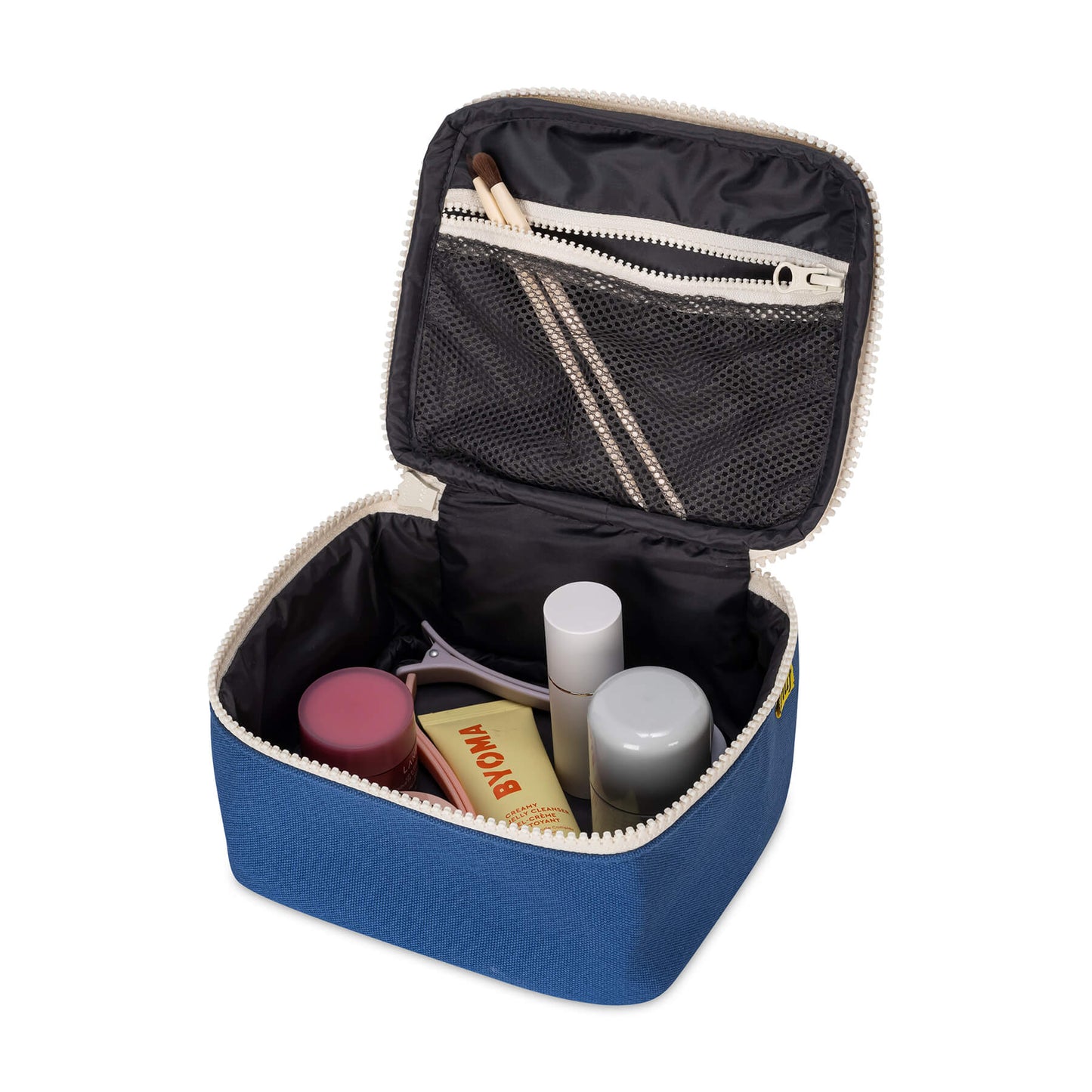 Sac à lunch mini zip cube / cobalt bleu