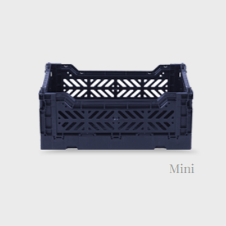 Petite caisse pliable bleu marine