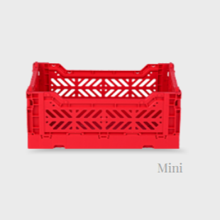 Petite caisse pliable rouge