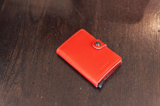 Portefeuille Secrid original rouge