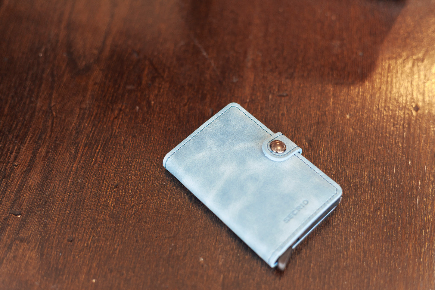 Portefeuille Secrid vintage sarcelle