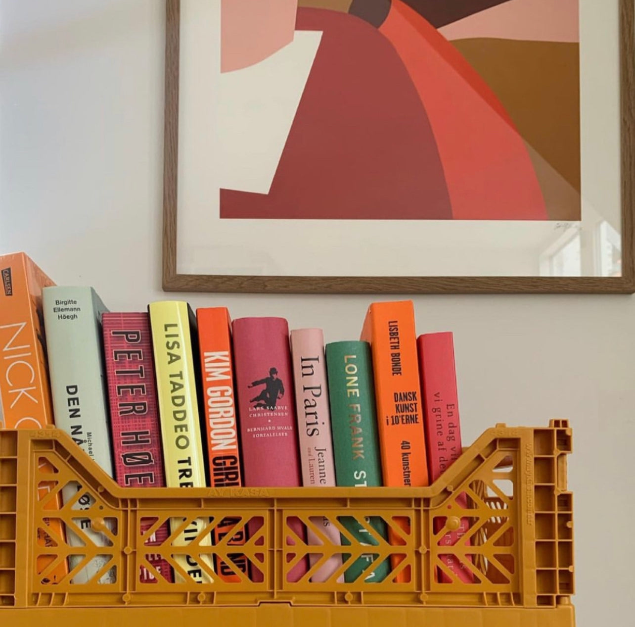 Petite caisse pliable moutarde