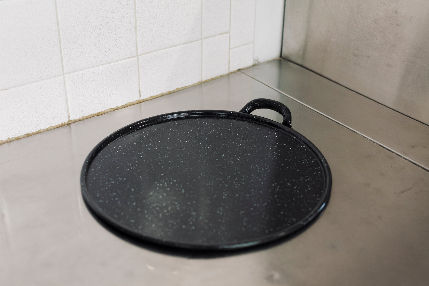 Comal - assiette acier émaillé