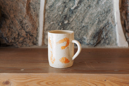 Tasse sea shack orange La Poteuse