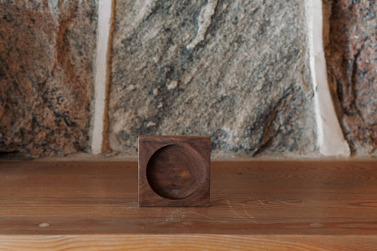 Socle moulin simple Noyer