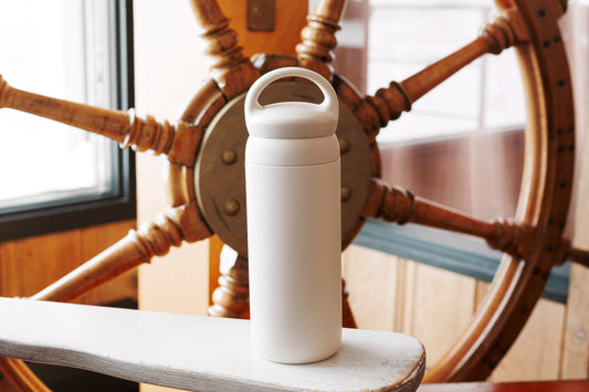 Tasse de transport Day Off Kinto Blanc 500ml