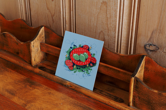 Mini illustration frog friends