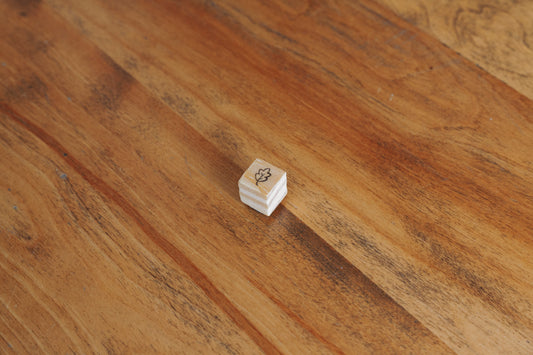 Mini estampe feuille de chêne