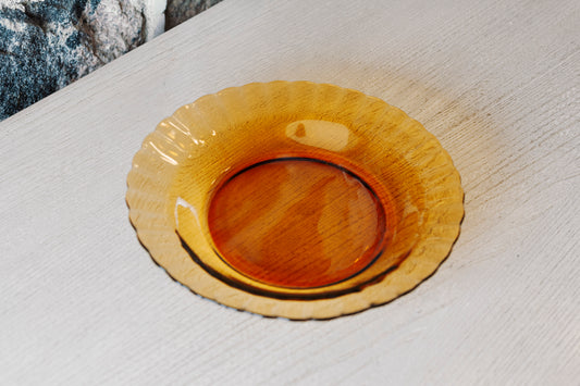 Assiette creuse Picardie vermeil