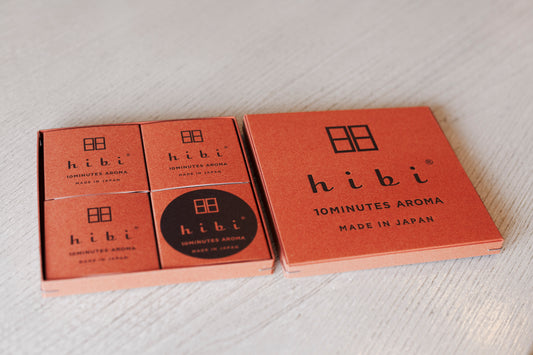 Coffret cadeau 12 parfums d'encens Hibi Rouge fragrances variées