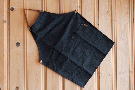 Tablier Milan Denim Japonais Noir