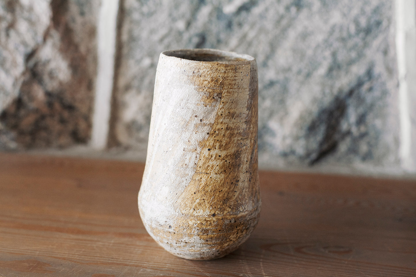 Vase minéral simple Satoshi Yoshikawa