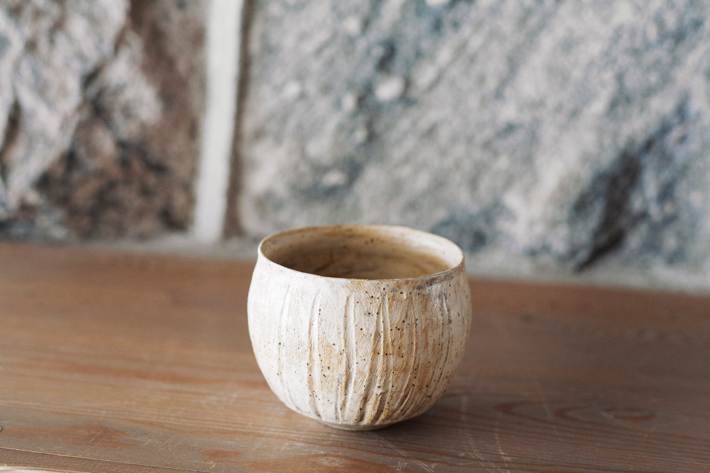 Gobelet rond Satoshi Yoshikawa sable