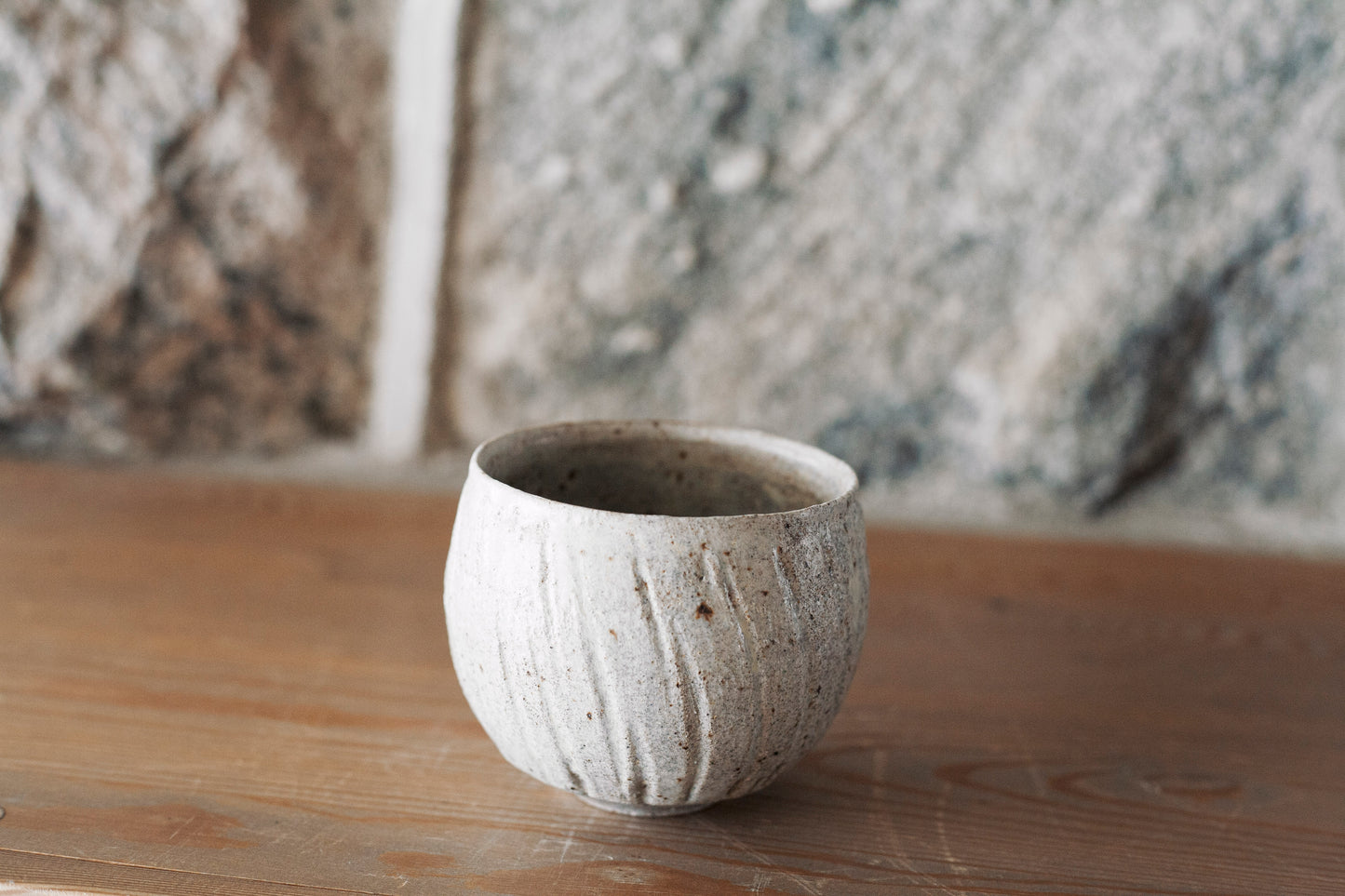 Gobelet rond Satoshi Yoshikawa pierre