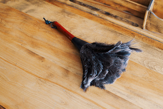 Plumeau en plumes d'autruche