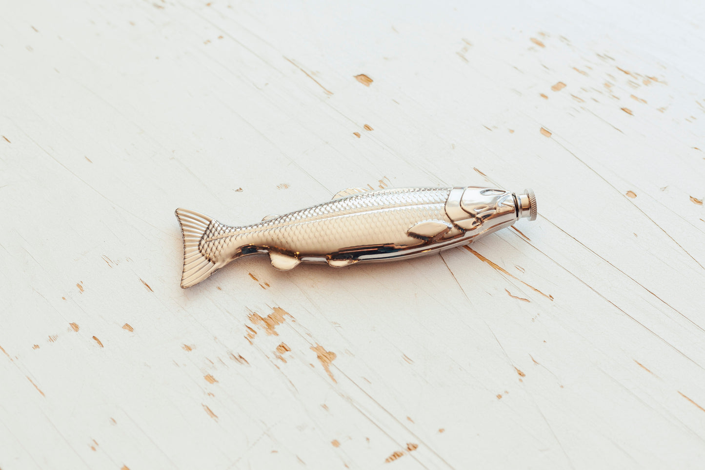 Flasque poisson en inox