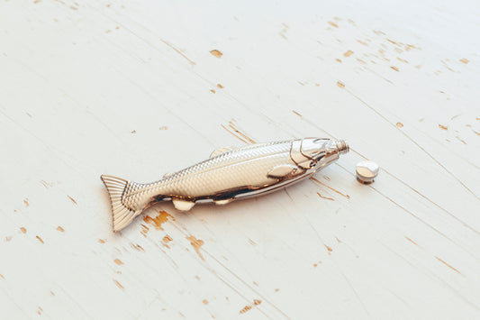 Flasque poisson en inox