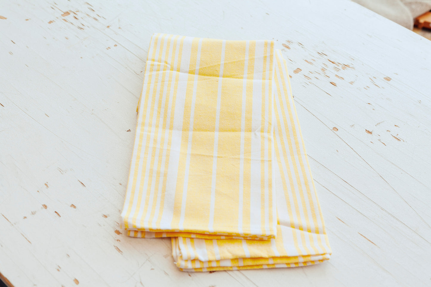 Linge à vaisselle en coton géant Jaune