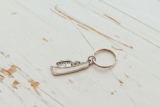 Porte-clés homardier en étain