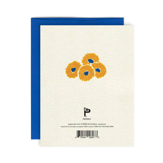 Carte de vœux Tous nos sens