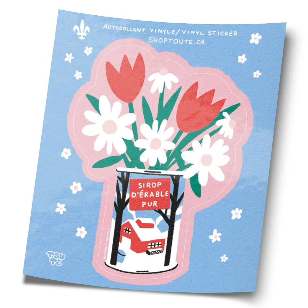 Autocollant bouquet sirop d'érable Studio Toute